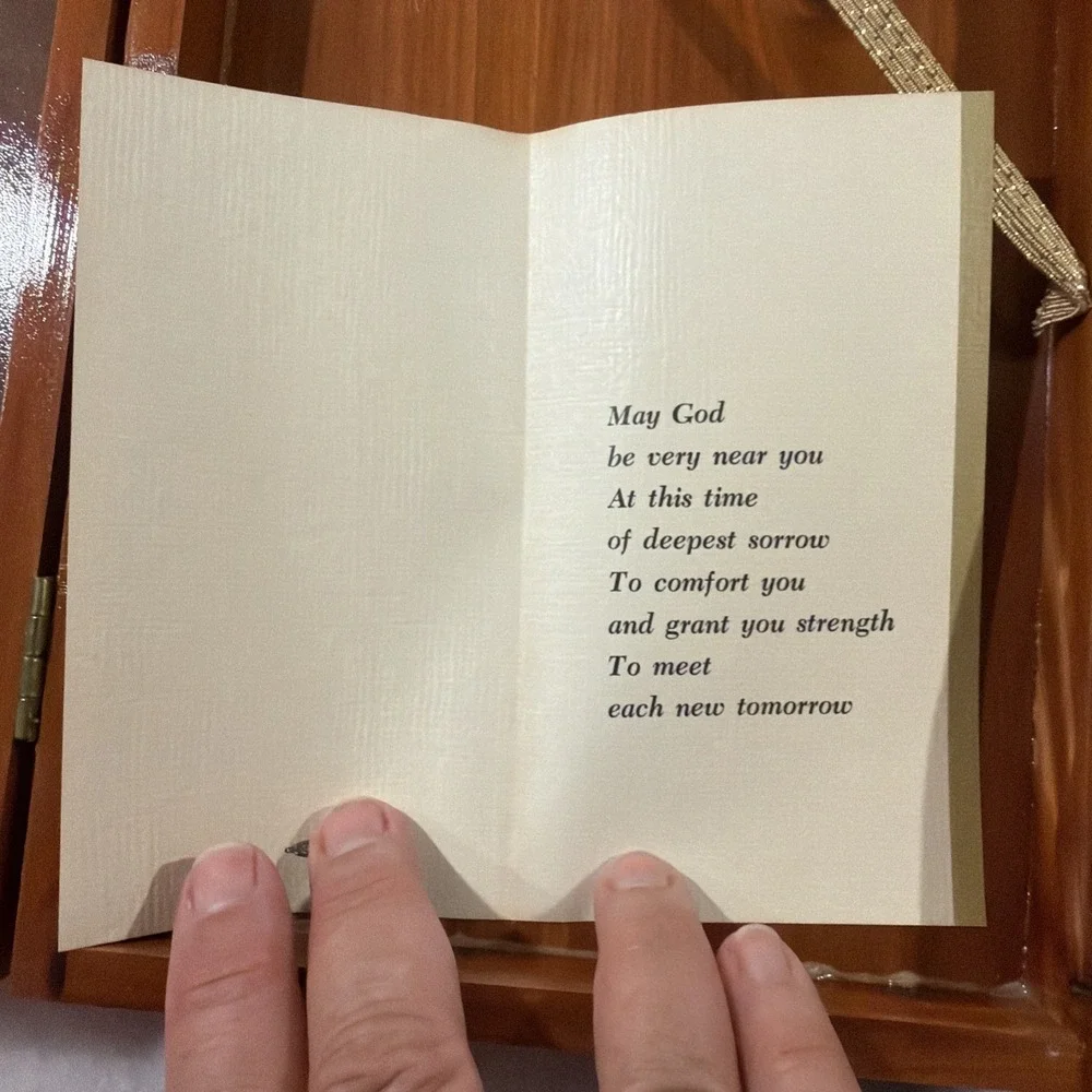 The Holy Bible Memorial Edition Concordance KJV in Wooden Cedar Box 1976 Vintage